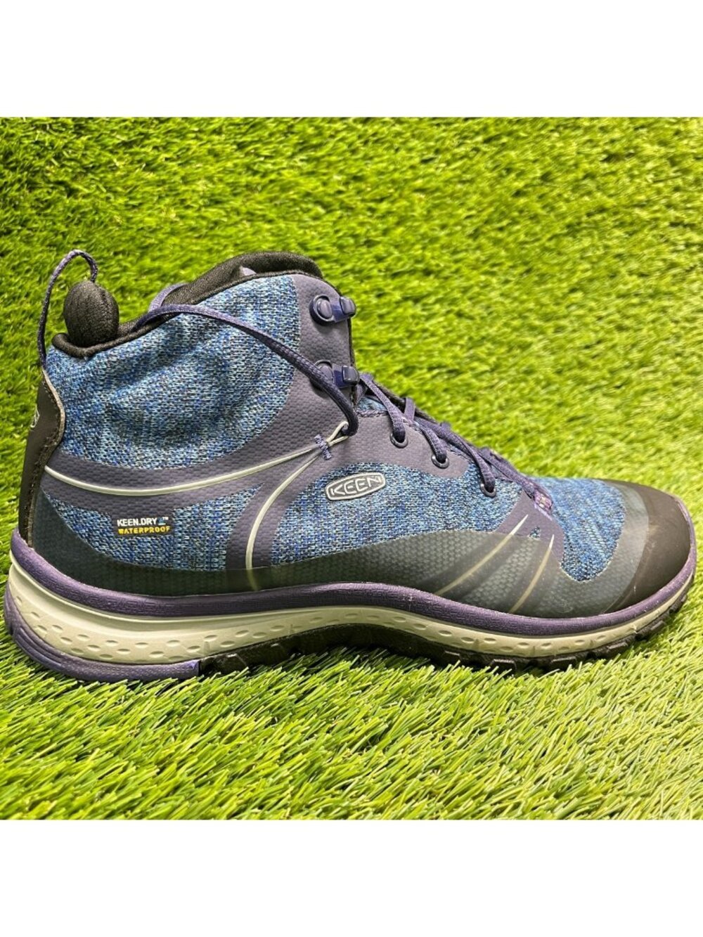 Keen Terradora Mid Womens Size 9.5 Blue Black Purple Waterproof Hiking Boots